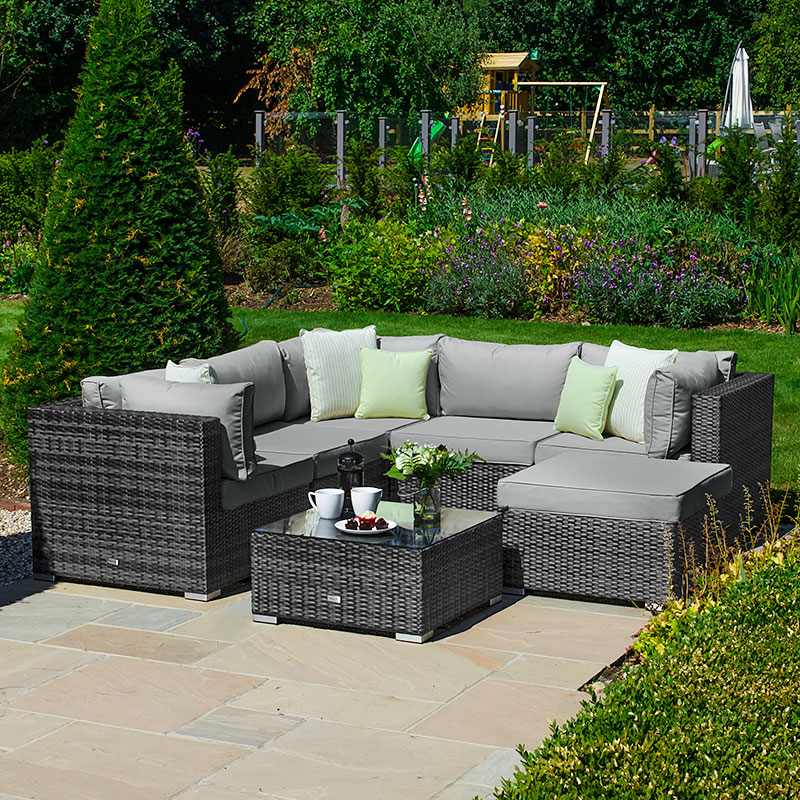 Top 10 Grey Corner Garden Sofa Pictures - Garden Decor Images