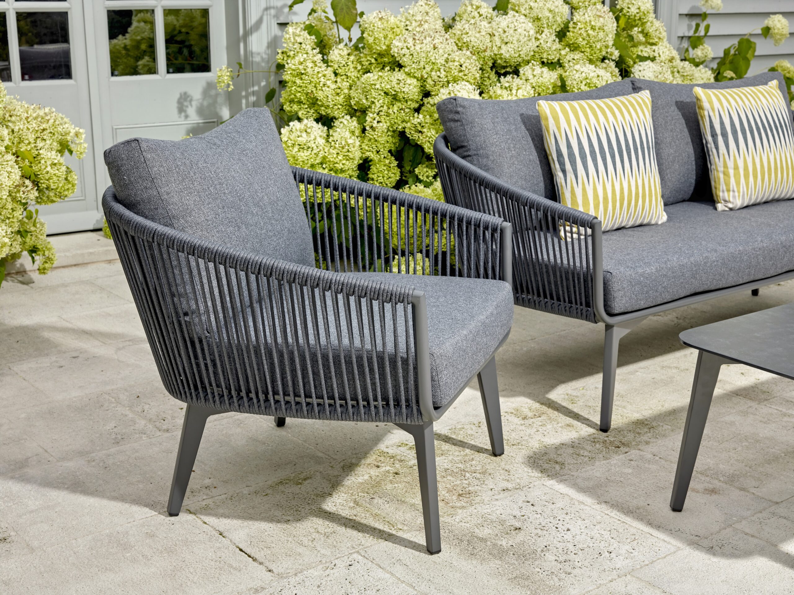 Synthetic Rope Effect Garden Furniture